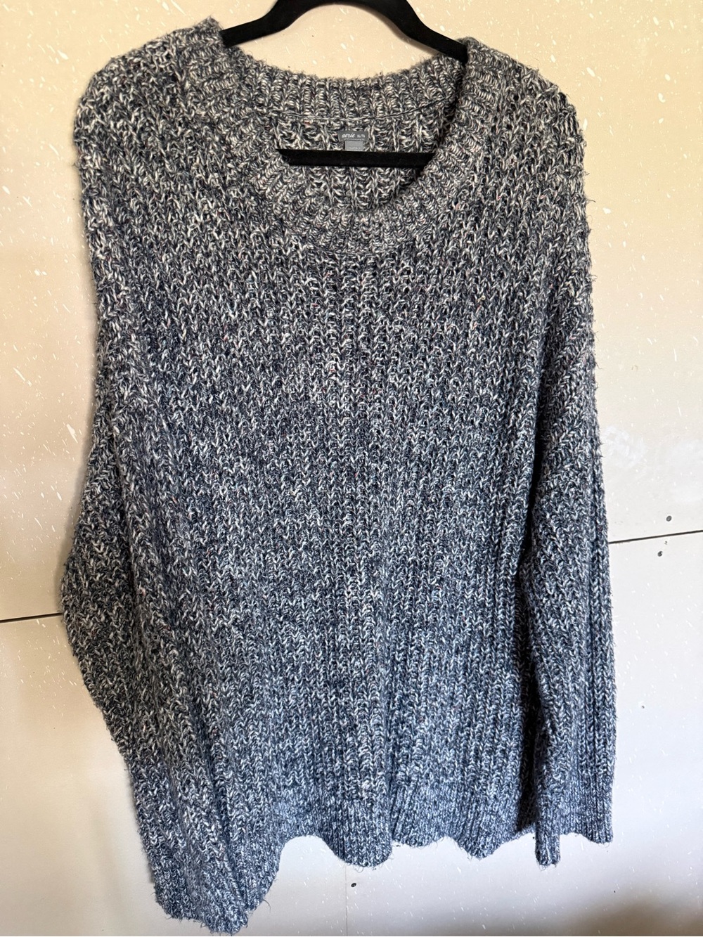 aerie Heather Gray Crewneck Knit Sweater